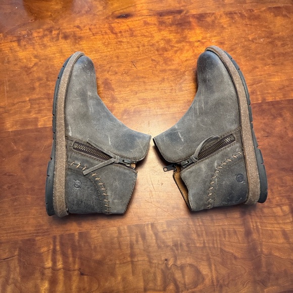 Born Women's Gray Ankle Boots - Picture 4 of 6
